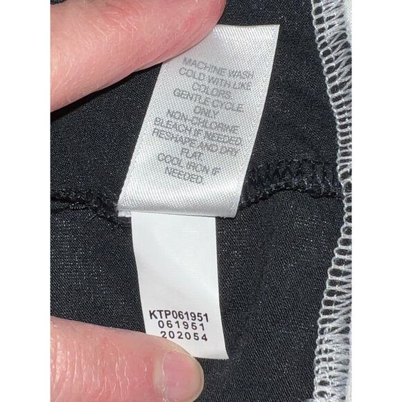 J. Jill Tunic Tank Top Womens Medium Colorblock Soft Knit Asymmetrical Hem - Picture 8 of 8